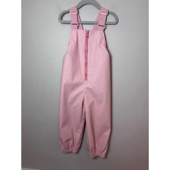 Rise Little Earthling Light Pink Snow/rain Bibs Pants Sz 2-3 - Picture 1 of 11